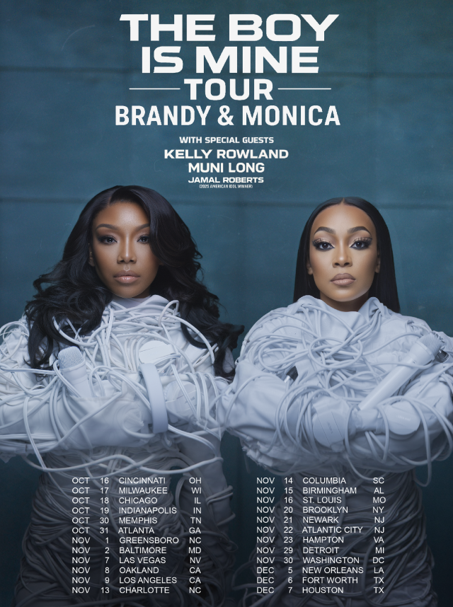 Brandy & Monica THE BOY IS MINE Tour Poster